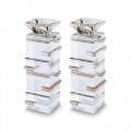 PAIRE DE BOUGEOIRS CRISTAL