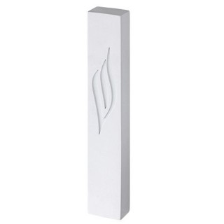 BOITIER MEZOUZA RESINE - PARCHEMIN 12CM