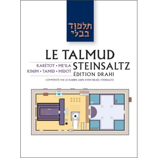 LE TALMUD STEINSALTZ - EDITION DRAHI - TRAITES KARETOT / ME'ILA / KINIM / TAMID / MIDOT