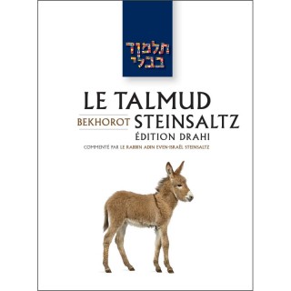 LE TALMUD STEINSALTZ - EDITION DRAHI - TRAITE BEKHOROT
