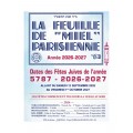 LA FEUILLE DE MIEL PARISIENNE - ANNEE 2026-2027 (5787)