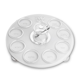 ASSIETTE POUR SEDER DE ROCH HACHANA PLEXI