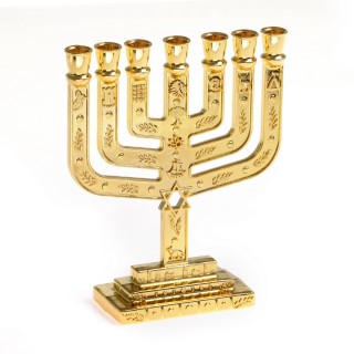 MENORAH 7 BRANCHES MINIATURE
