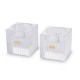 MINI PAIRE BOUGEOIRS CRISTAL
