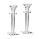 PAIRE BOUGEOIRS CRISTAL