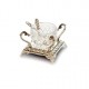 SALIERE METAL ET VERRE