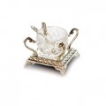 SALIERE METAL ET VERRE