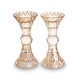 MINI PAIRE BOUGEOIRS CRISTAL