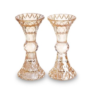 MINI PAIRE BOUGEOIRS CRISTAL