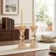 MINI PAIRE BOUGEOIRS CRISTAL