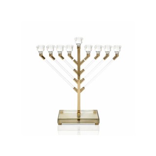 MENORAH HABAD METAL ET CRISTAL