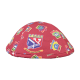 KIPPA COTTON ROUGE TSIVOT HACHEM