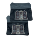 SET HABAD POCHETTES TEFILINES (RACHI & RT) CUIR