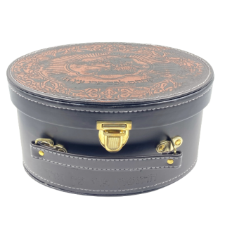 BOITE ETROG SIMILI CUIR