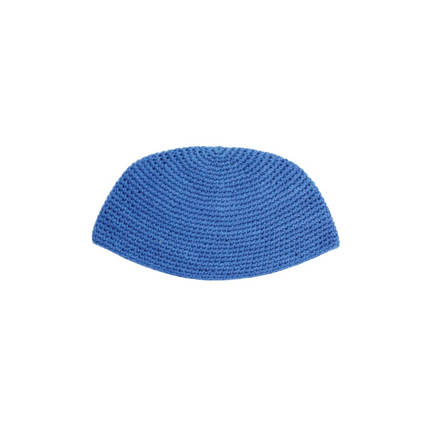 Kippah Frik - Casquette Crâne Coton Coloré Rayé 26 Cm - Fabriqué En Israël, Neuf Sous Emballage