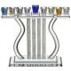 MENORAH CRISTAL COULEUR