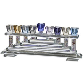 MENORAH CRISTAL COULEUR