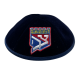 KIPPA VELOURS BLEUE TSIVOT HACHEM