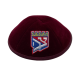 KIPPA VELOURS BORDEAUX TSIVOT HACHEM