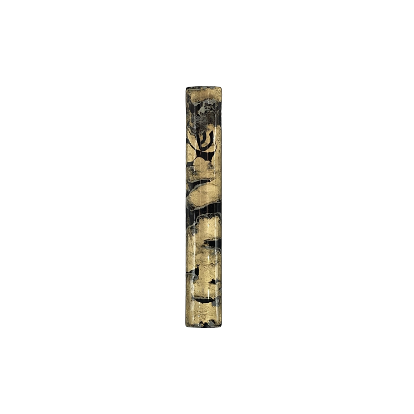 Mezouza Métal Avec Parchemin - Pour Montant De Porte, Décoration Religieuse Juive
