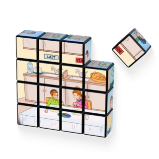 PUZZLE 3D - CUBES MAGNETIQUES