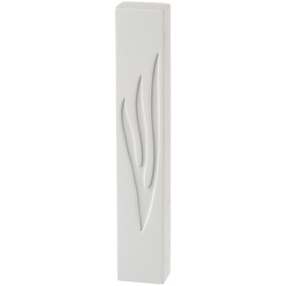 BOITIER MEZOUZA RESINE - PARCHEMIN 12CM