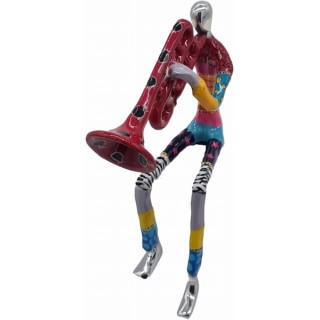 SCULPTURE MUSICIEN - TROMPETTISTE