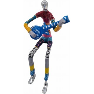 SCULPTURE MUSICIEN - GUITARISTE