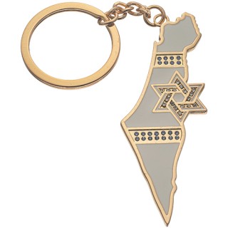 PORTE CLE CARTE D'ISRAEL