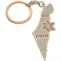 PORTE CLE CARTE D'ISRAEL