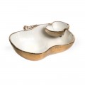 ASSIETTE ET POT A MIEL ROCH HACHANA METAL