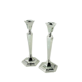 PAIRE DE BOUGEOIRS METAL