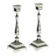 PAIRE DE BOUGEOIRS METAL PAIRE DE BOUGEOIRS METAL