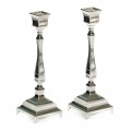 PAIRE DE BOUGEOIRS METAL