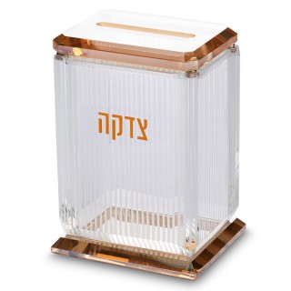 BOITE DE TSEDAKA CRISTAL