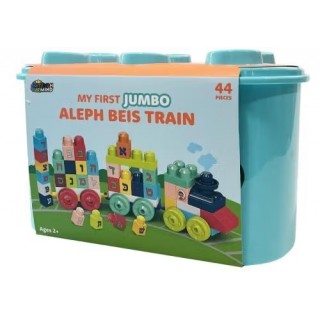 JEU DE CONSTRUCTION CUBES TRAIN ALEF BETH
