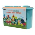 JEU DE CONSTRUCTION CUBES TRAIN ALEF BETH